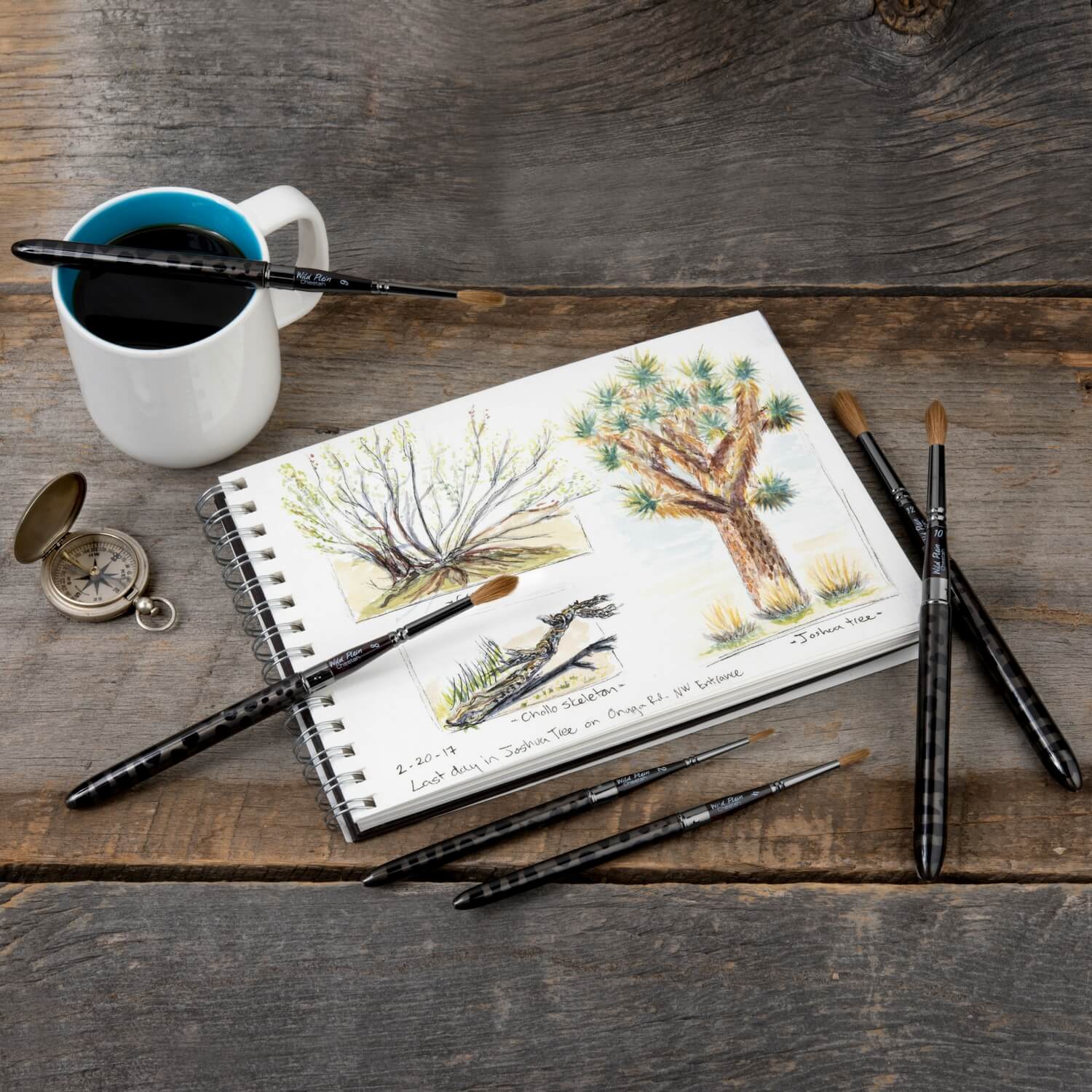 Wild Plein Kolinsky Sable Blend Watercolor Travel Brush Set (SOLD OUT)
